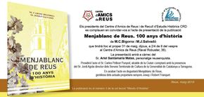 Menjablanc de Reus, 100 anys d'història