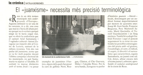 El "juanxisme" necessita més precisió terminològica