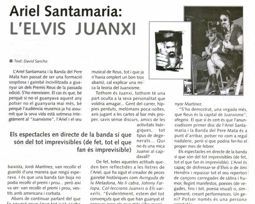 Ariel Santamaria: l'Elvis juantxi