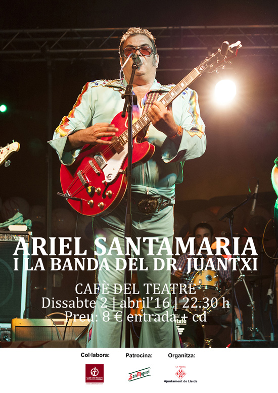 Concert al Cafè del Teatre de Reus, abril de 2016