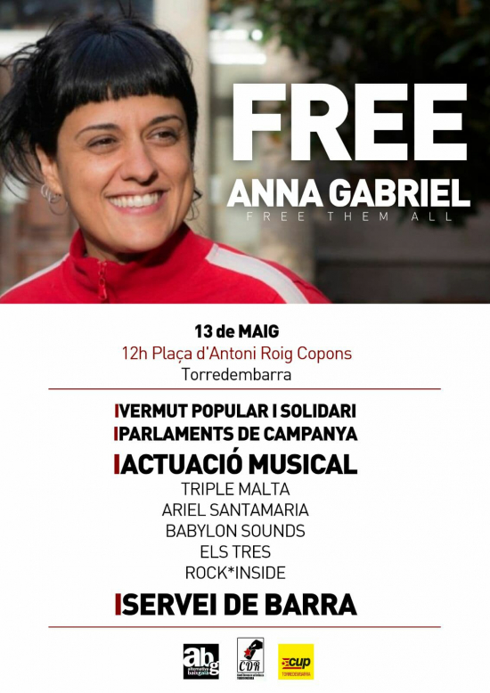 Cartell de l'acte a Torredembarra